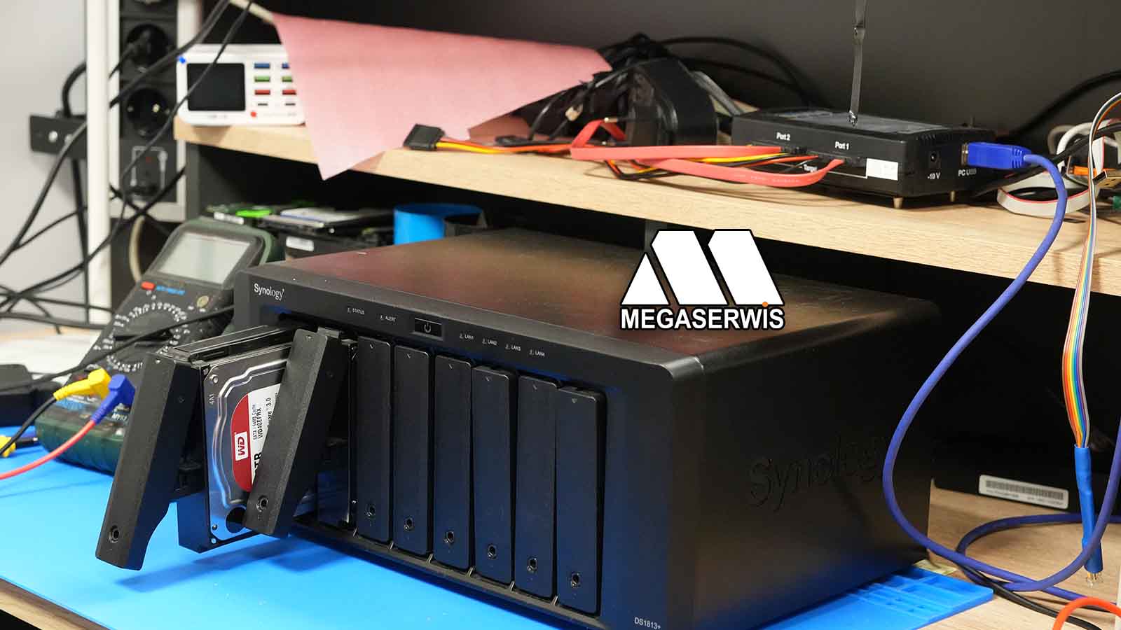 Odzyskiwanie danych z serwera nas synology DS1813+