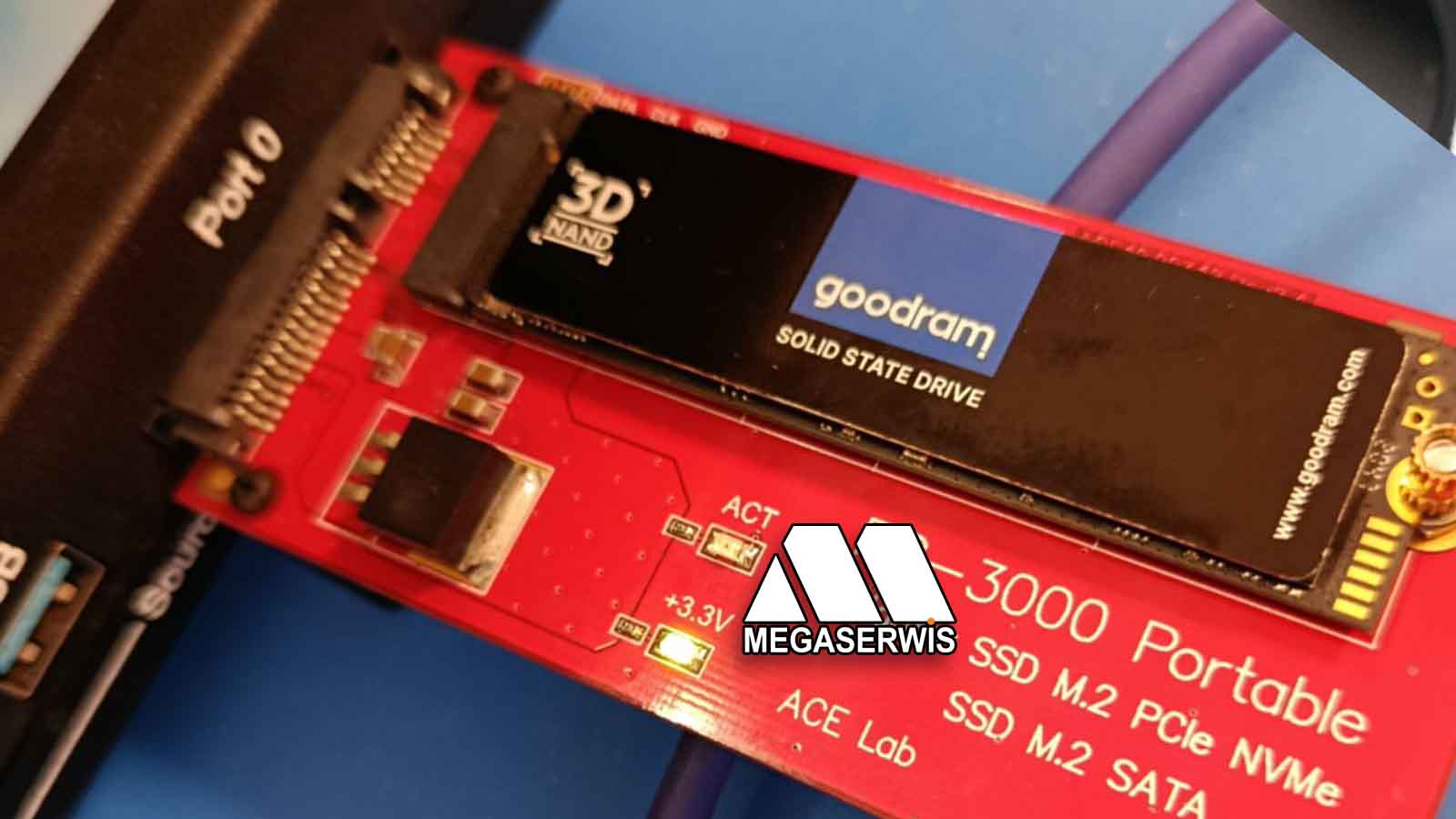 Goodram PX500 SSD z pamięciami MICRON odzyskiwanie danych.