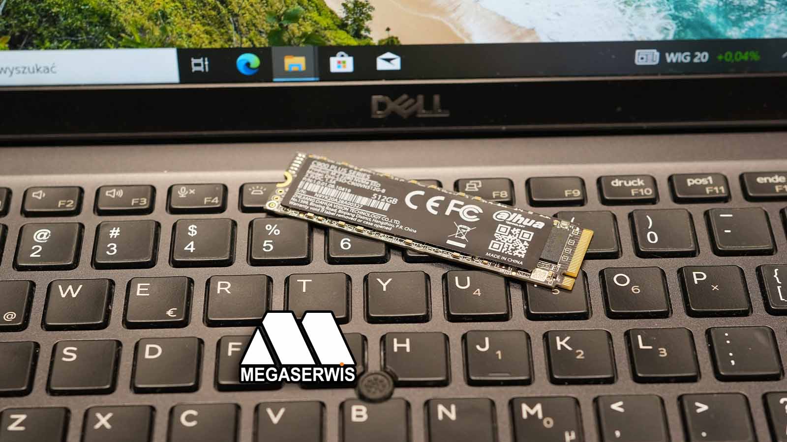 Naprawa laptopa Dell z uszkodzonym dyskiem SSD