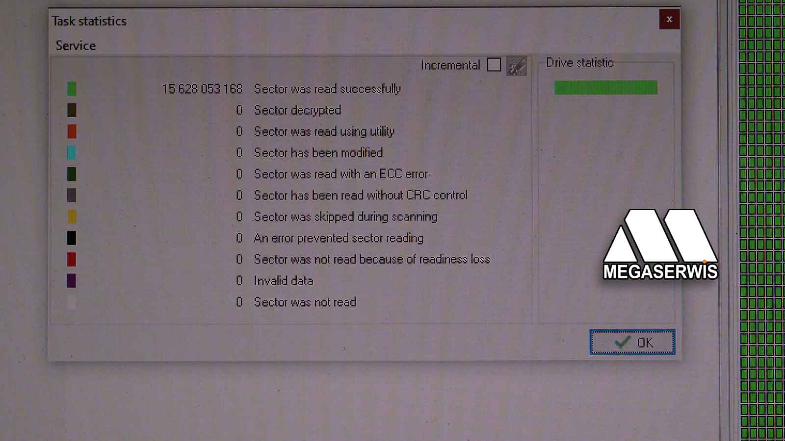 100% odzyskanych danych z dysku Seagate IronWolf 8TB