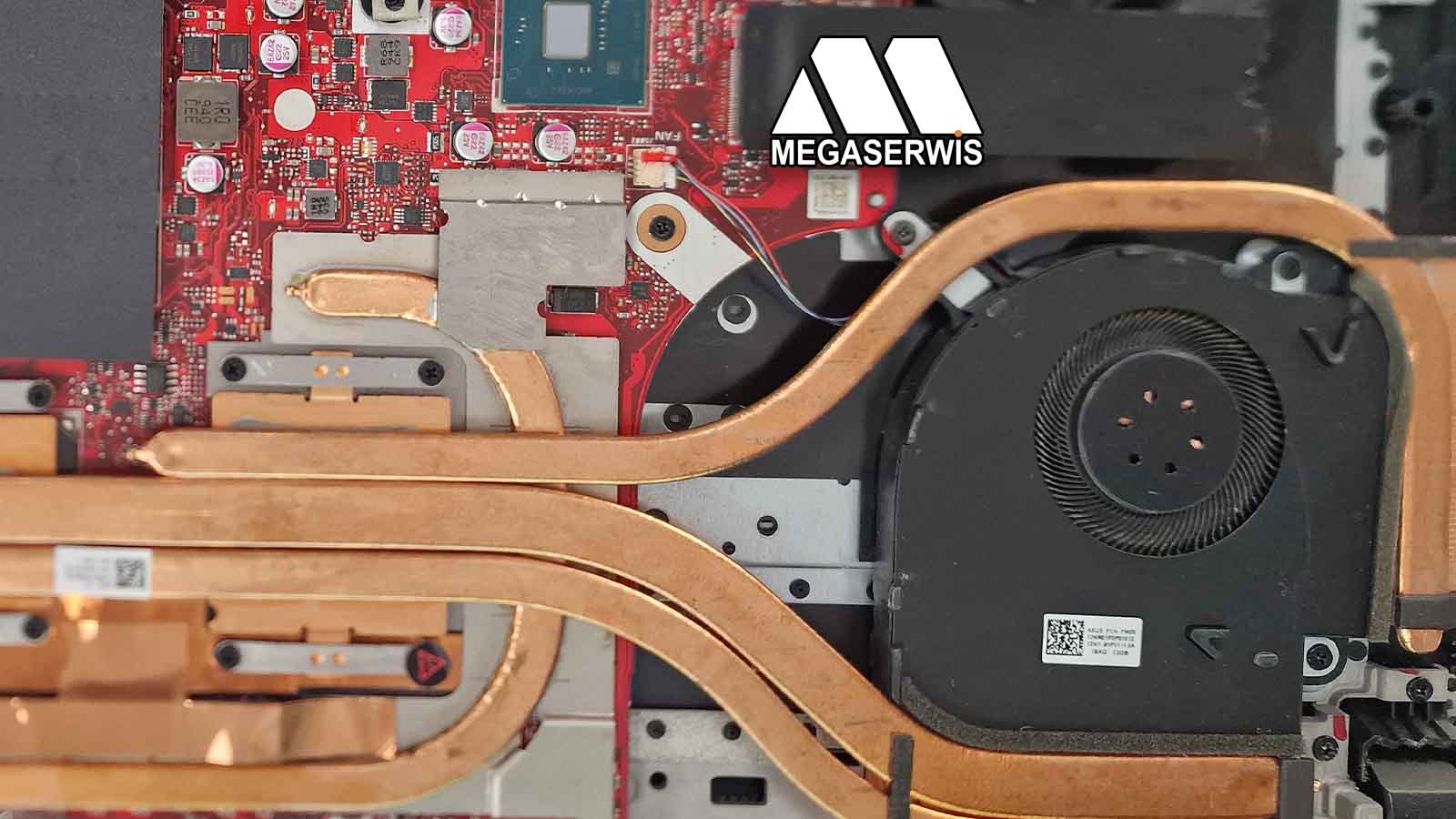 Naprawa układu chłodzenia w laptopie