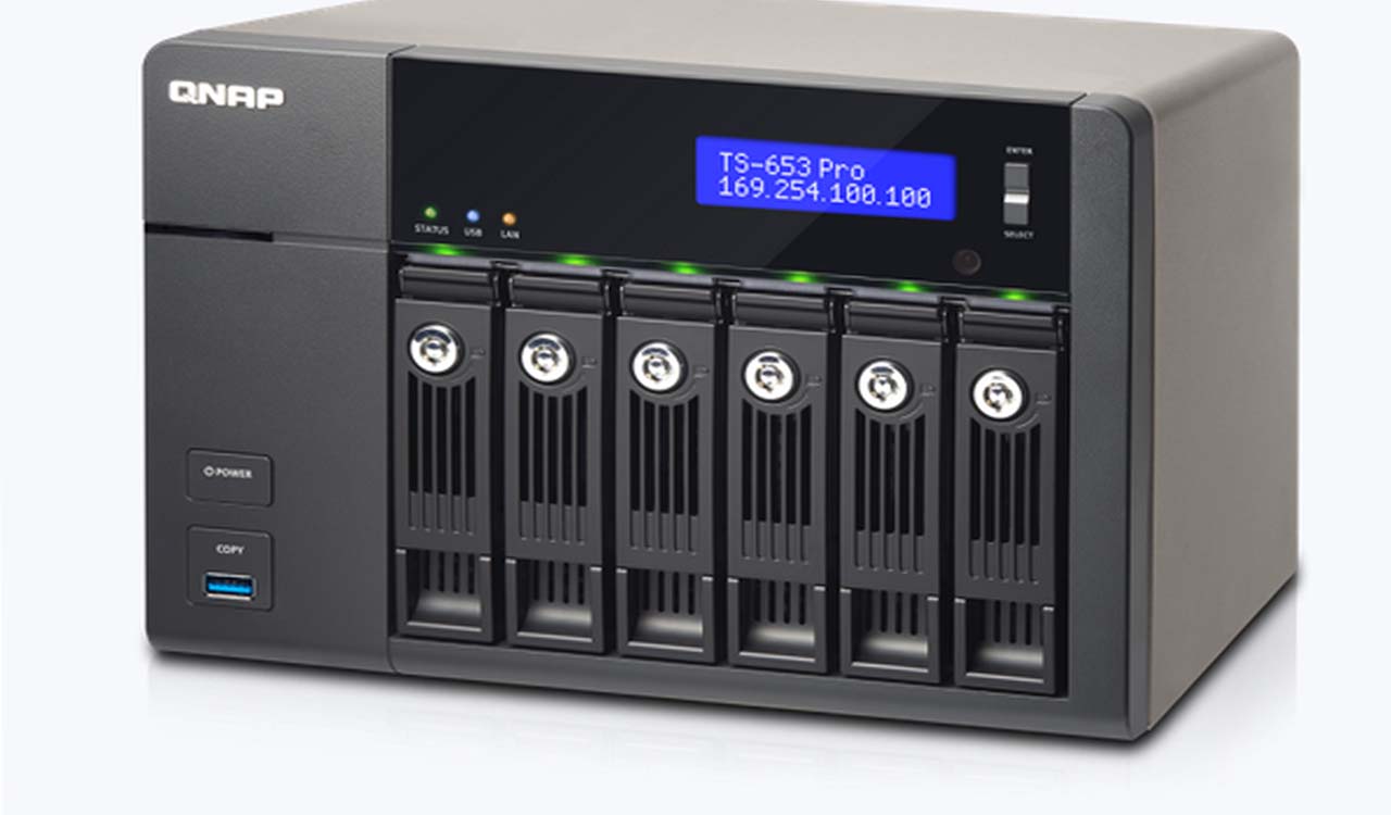  Odzyskiwanie danych z macierzy Qnap TS653 w konfiguracji RAID 5. 5 HDD + 1 dysk Hot Spare 