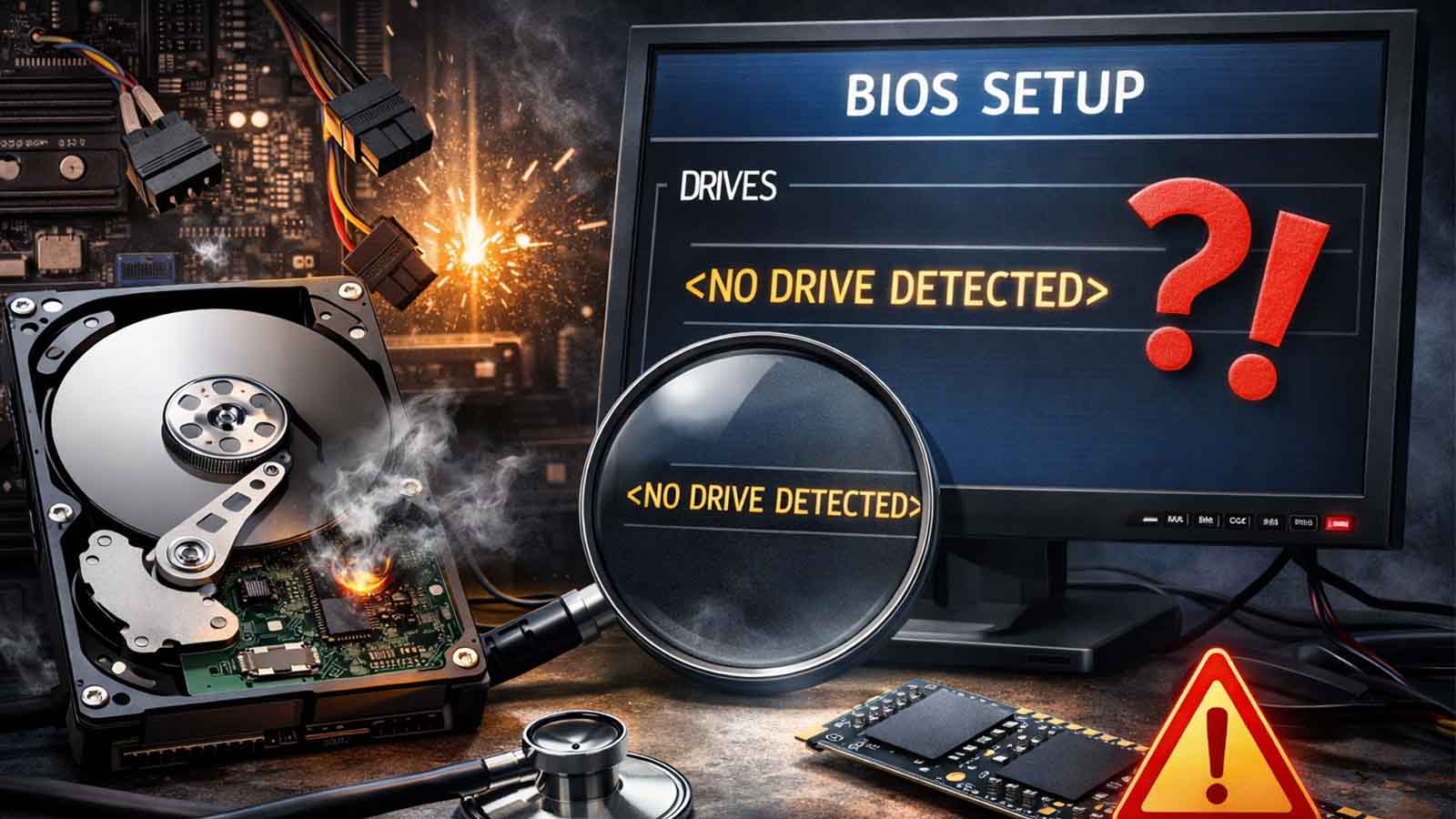 bios nie wykrywa dysku