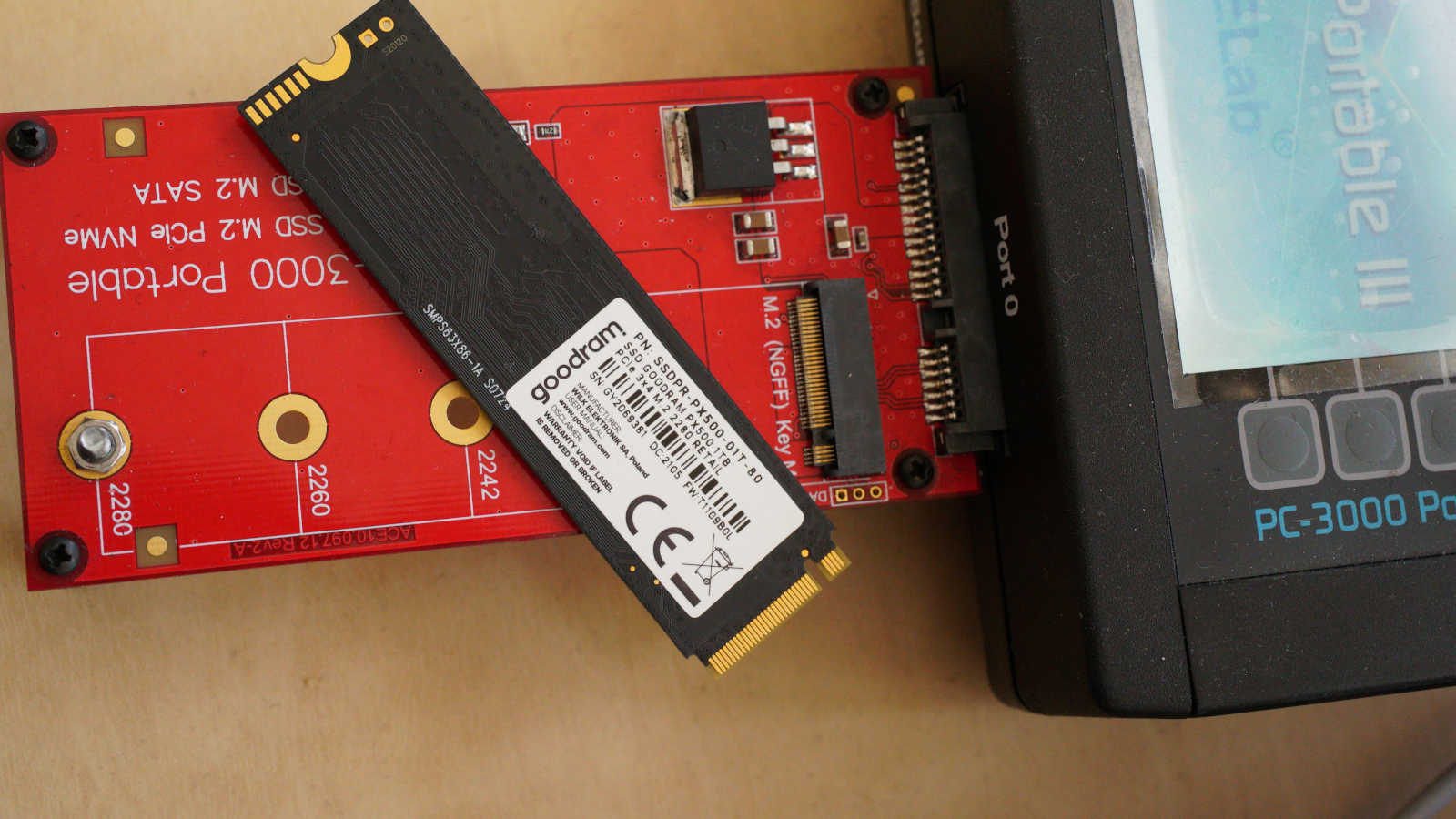  Odzyskiwanie danych z dysku SSD Goodram PX500 