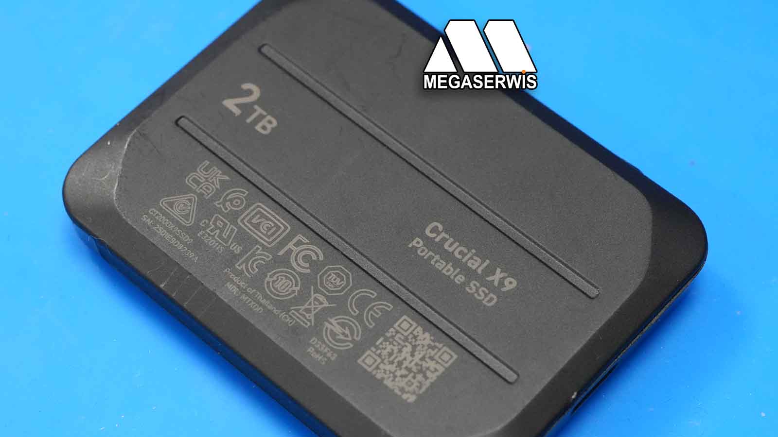 naprawa dysku ssd crucial portable SSD X9 2TB